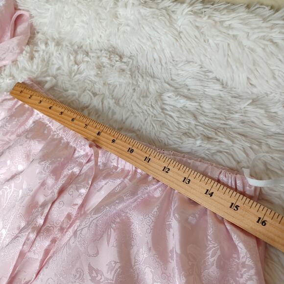 Secret Treasures 2 Piece Pajama Set Soft Pink Floral Embroidery Top L Bottom XL - Picture 4 of 6